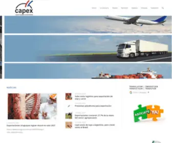 Capex.org.py(CAMARA PARAGUAYA DE EXPORTADORES) Screenshot