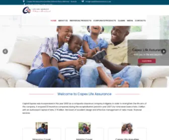 Capexlifeassurance.co.ke(Capex Life Insurance) Screenshot