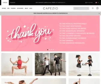 Capezio.com(Capezio®) Screenshot