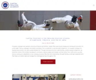 Capfencing.com(Capital Fencing Academy) Screenshot