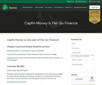 Capfindirect.com.au(Capfin Money) Screenshot