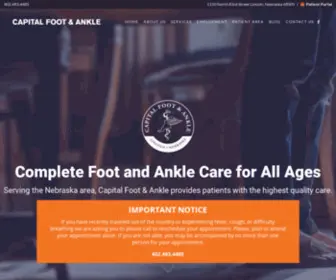 Capfootandankle.com(Capital Foot and Ankle) Screenshot