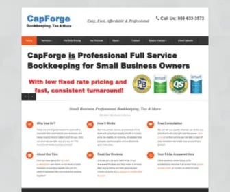 Capforge.com(CapForge Bookkeeping & More) Screenshot