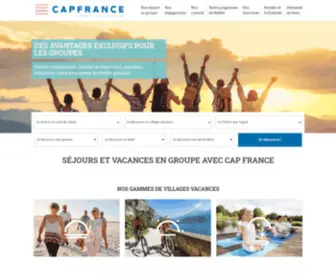 Capfrance-Groupes.com(Séjours et vacances en groupe) Screenshot