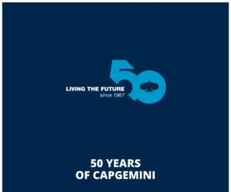Capgemini50.com(Capgemini 50) Screenshot