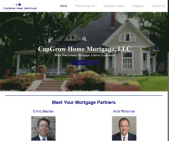 Capgrowhomemortgage.com(CapGrow Home Mortgage) Screenshot