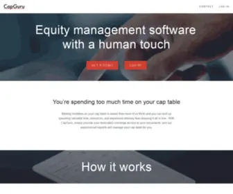 Capguru.io(Equity Management Software with a Human Touch) Screenshot