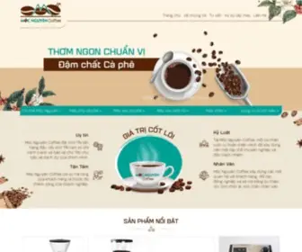 Caphemocnguyen.com(Mộc Nguyên Coffee) Screenshot
