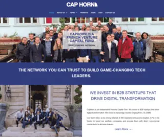 Caphorninvest.fr(CAP HORN VC FUND) Screenshot