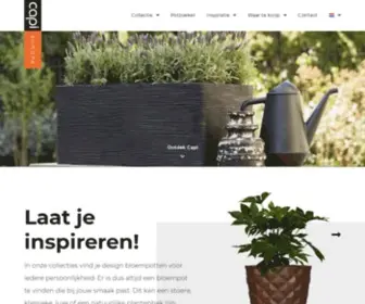 Capi-Europe.com(Design bloempotten voor binnen en buiten) Screenshot