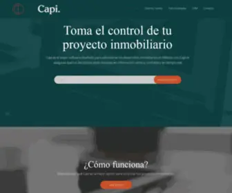 Capi.lat(Software para administrar los desarrollos inmobiliarios) Screenshot