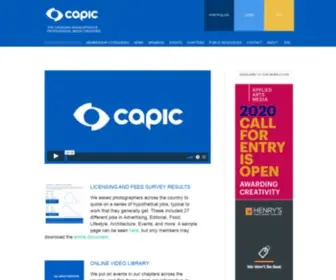 Capic.org(Membership benefits) Screenshot