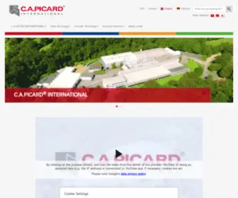 Capicard.de(C.A.PICARD International) Screenshot