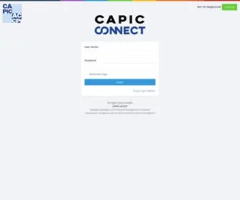 Capicconnect.com(CAPIC) Screenshot