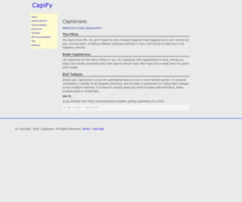 Capify.org Screenshot