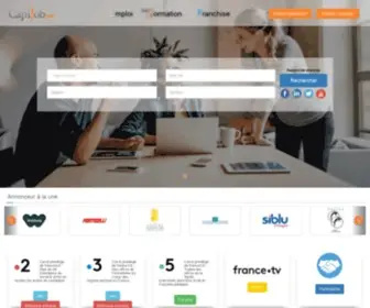 Capijobnew.com(Annonces d'offres d'Emploi et Formation sur toute la France) Screenshot