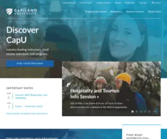 Capilanou.ca(Capilano University) Screenshot