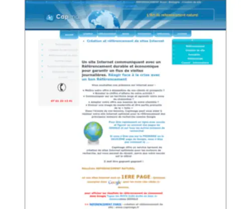 Capimage.fr(REFERENCEMENT Finistère) Screenshot