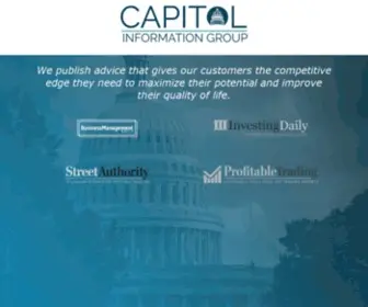 Capinfogroup.com(Capitol Information Group) Screenshot