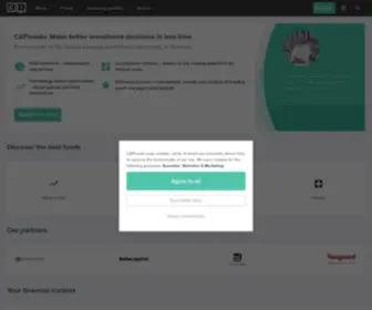 Capinside.com(Fonds, Analysen, Tools, Nachrichten und mehr) Screenshot
