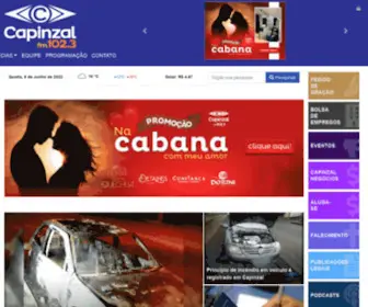Capinzalfm.com.br(Rádio) Screenshot