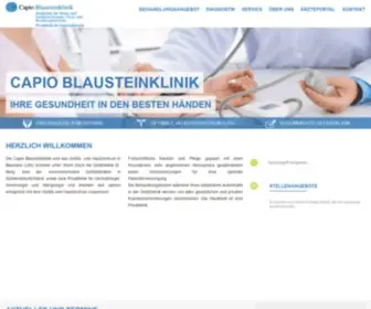 Capio-Blausteinklinik.de(Gefäß) Screenshot