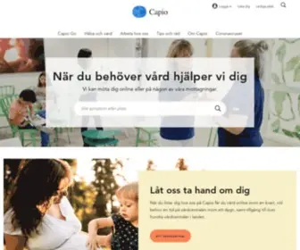 Capio.se(Trygg digifysisk vård) Screenshot