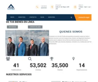 Capisa.com.ni(Avalúos profesionales) Screenshot