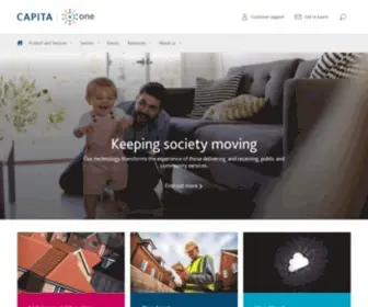 Capitadiscovery.co.uk(Capita Software and Managed Services) Screenshot