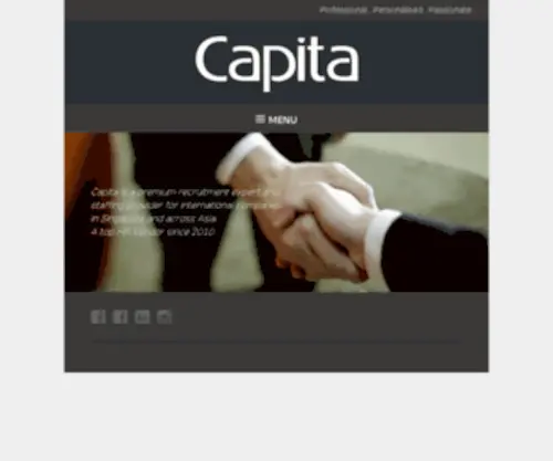 Capitagrp.com(Your HR Solutions Specialists) Screenshot