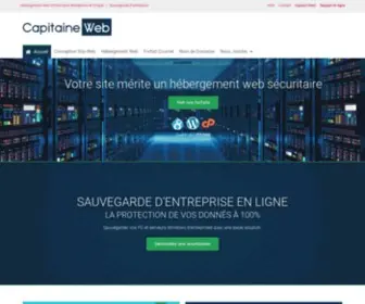 Capitaineweb.ca(Hébergement web) Screenshot