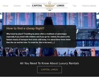 Capital-Limos.com(Luxury Car Rental Blog) Screenshot