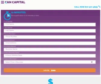 Capitalaccessnetwork.com(CAN Capital) Screenshot