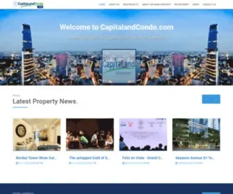 Capitalandcondo.com(Capitaland Condominium Projects in Vietnam) Screenshot