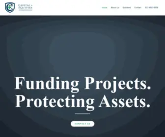 Capitalandequities.com(Funding Projects) Screenshot