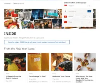 Capitalandinside.com(CapitaLand INSIDE) Screenshot