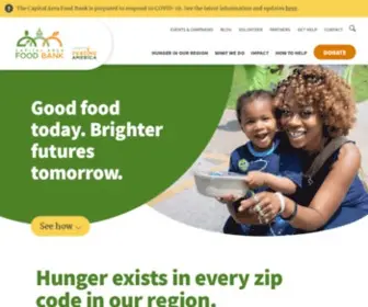 Capitalareafoodbank.org(Food Bank for the Washington) Screenshot
