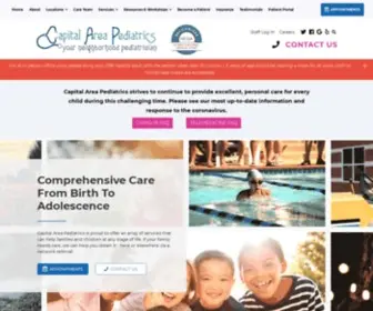 Capitalareapediatrics.com(Pediatrics Care Center) Screenshot