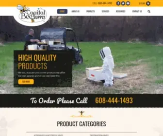 Capitalbeesupply.com(Capital bee supply) Screenshot