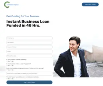 Capitalbusinessloan.com(Business Loans in 48 Hours) Screenshot