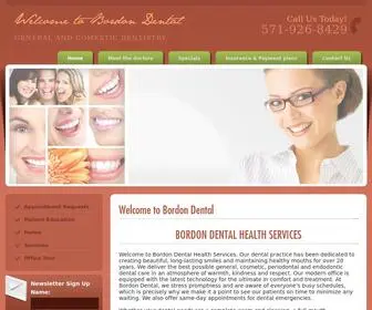 Capitalcaredental.com(Bordon Dental) Screenshot