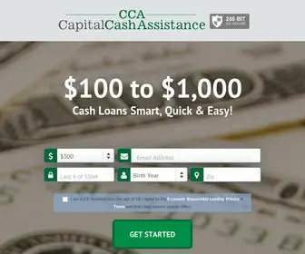 Capitalcashassistancedirect.net(Quick & Easy online process for Cash Loans) Screenshot