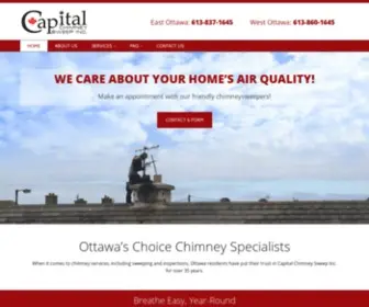 Capitalchimney.com(Capital Chimney Sweep Inc) Screenshot