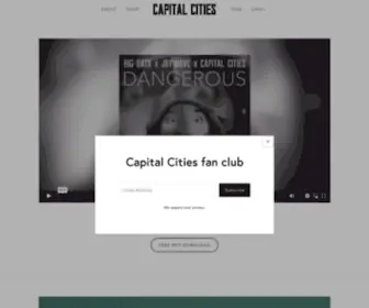 Capitalcitiesmusic.com(Capital Cities) Screenshot