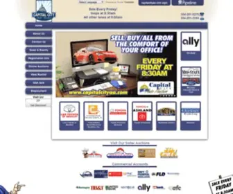 Capitalcityaa.com(Capital City Auto Auction) Screenshot