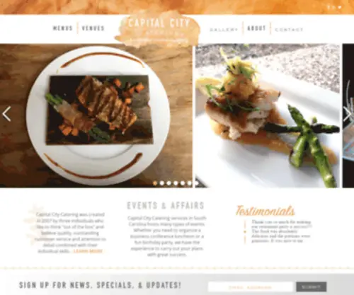 Capitalcitycatering-SC.com(Serving South Carolina with Delicious Eats) Screenshot