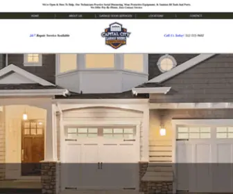 Capitalcitygaragedoors.com(Garage Door Openers) Screenshot