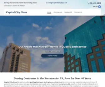 Capitalcityglass.net(Glass Repair & Replacement) Screenshot