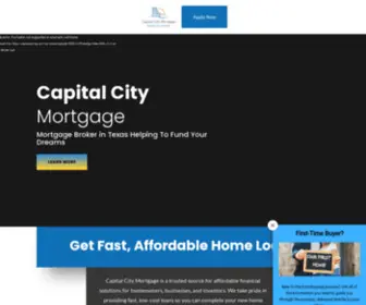 Capitalcitymtg.com(Capital City Mortgage) Screenshot