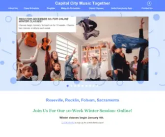 Capitalcitymusictogether.com(Capital City Music Together) Screenshot